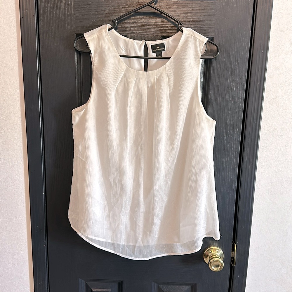 White dress top